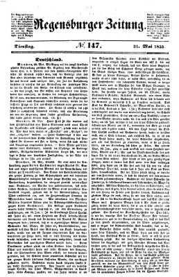 Regensburger Zeitung Dienstag 31. Mai 1853