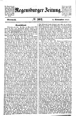 Regensburger Zeitung Mittwoch 2. November 1853