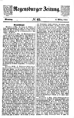 Regensburger Zeitung Montag 6. März 1854