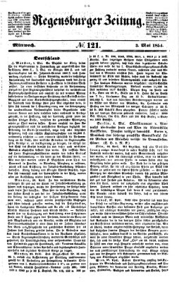 Regensburger Zeitung Mittwoch 3. Mai 1854
