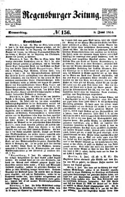Regensburger Zeitung Donnerstag 8. Juni 1854