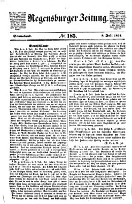 Regensburger Zeitung Samstag 8. Juli 1854