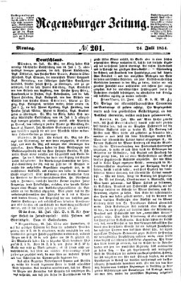 Regensburger Zeitung Montag 24. Juli 1854