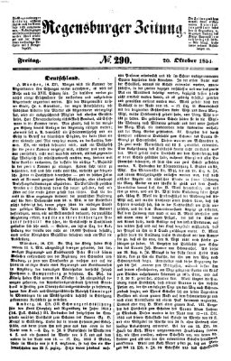 Regensburger Zeitung Freitag 20. Oktober 1854