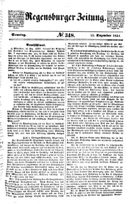 Regensburger Zeitung Sonntag 17. Dezember 1854