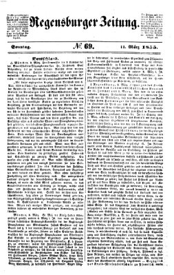 Regensburger Zeitung Sonntag 11. März 1855