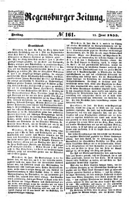 Regensburger Zeitung Freitag 15. Juni 1855