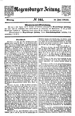 Regensburger Zeitung Montag 18. Juni 1855