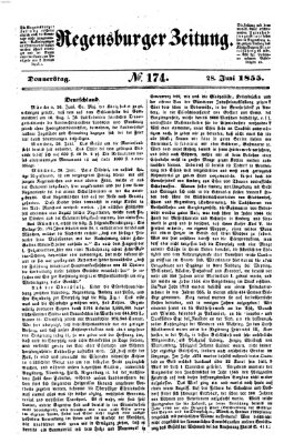 Regensburger Zeitung Donnerstag 28. Juni 1855