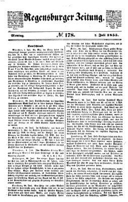 Regensburger Zeitung Montag 2. Juli 1855