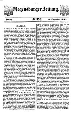 Regensburger Zeitung Freitag 28. Dezember 1855