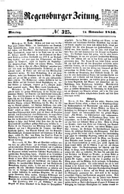 Regensburger Zeitung Montag 24. November 1856