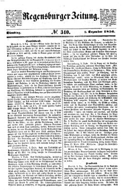 Regensburger Zeitung Dienstag 9. Dezember 1856