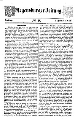 Regensburger Zeitung Freitag 9. Januar 1857