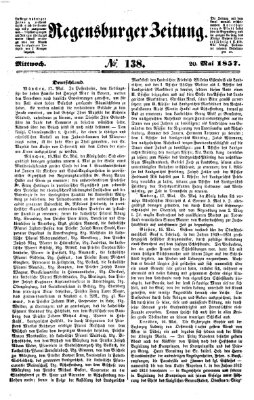 Regensburger Zeitung Mittwoch 20. Mai 1857