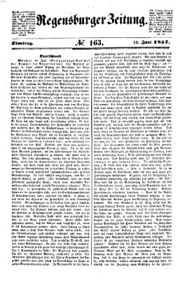 Regensburger Zeitung Dienstag 16. Juni 1857