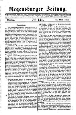Regensburger Zeitung Montag 24. Mai 1858