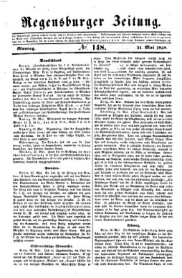 Regensburger Zeitung Montag 31. Mai 1858