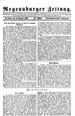 Regensburger Zeitung Dienstag 9. August 1859