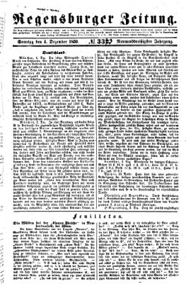 Regensburger Zeitung Sonntag 4. Dezember 1859
