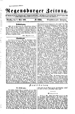 Regensburger Zeitung Dienstag 7. Mai 1861