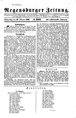 Regensburger Zeitung Donnerstag 23. Oktober 1862