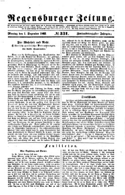 Regensburger Zeitung Montag 1. Dezember 1862