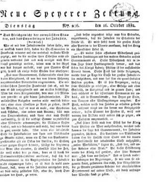Neue Speyerer Zeitung Dienstag 16. Oktober 1832