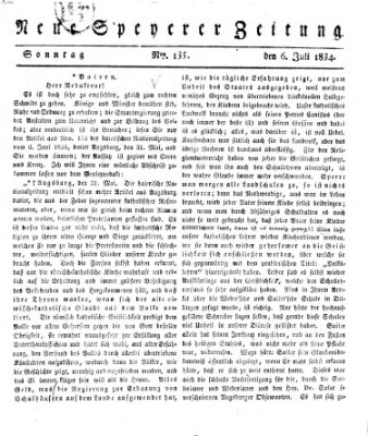 Neue Speyerer Zeitung Sonntag 6. Juli 1834