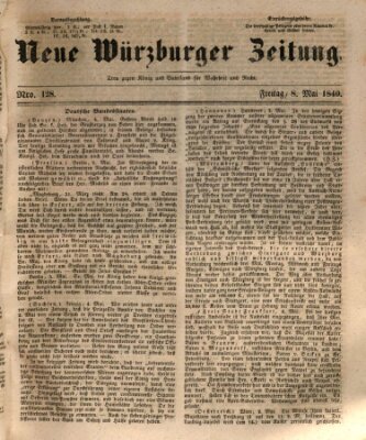 Neue Würzburger Zeitung Freitag 8. Mai 1840