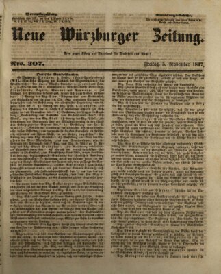 Neue Würzburger Zeitung Freitag 5. November 1847