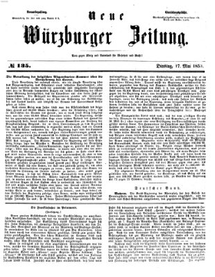 Neue Würzburger Zeitung Dienstag 17. Mai 1853