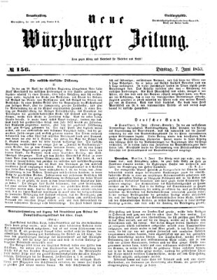 Neue Würzburger Zeitung Dienstag 7. Juni 1853