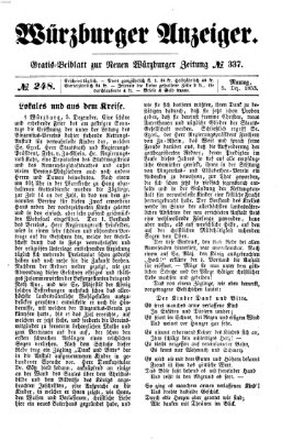 Würzburger Anzeiger (Neue Würzburger Zeitung) Montag 5. Dezember 1853