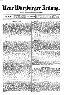 Neue Würzburger Zeitung Freitag 9. März 1855