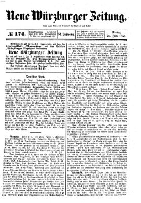 Neue Würzburger Zeitung Montag 25. Juni 1855