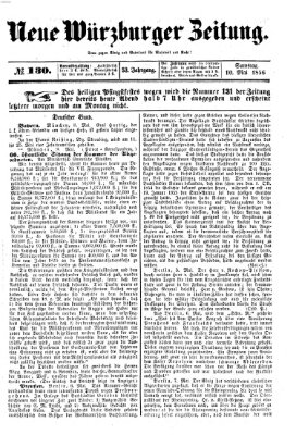 Neue Würzburger Zeitung Samstag 10. Mai 1856