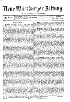 Neue Würzburger Zeitung Mittwoch 28. Mai 1856