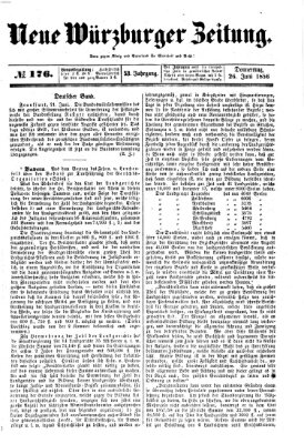 Neue Würzburger Zeitung Donnerstag 26. Juni 1856