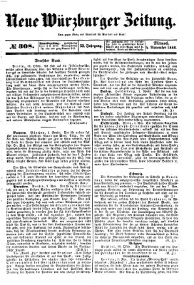 Neue Würzburger Zeitung Mittwoch 5. November 1856
