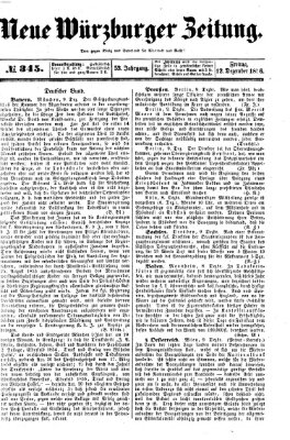 Neue Würzburger Zeitung Freitag 12. Dezember 1856