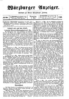 Würzburger Anzeiger (Neue Würzburger Zeitung) Donnerstag 8. Mai 1856