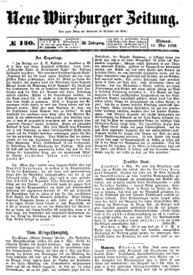 Neue Würzburger Zeitung Mittwoch 11. Mai 1859
