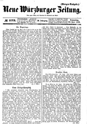 Neue Würzburger Zeitung Donnerstag 23. Juni 1859