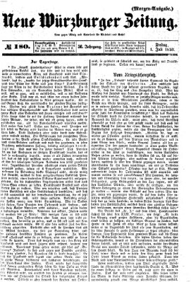 Neue Würzburger Zeitung Freitag 1. Juli 1859