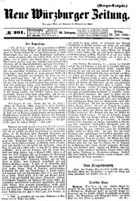 Neue Würzburger Zeitung Freitag 22. Juli 1859
