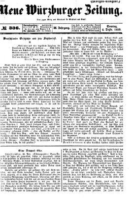Neue Würzburger Zeitung Sonntag 4. Dezember 1859