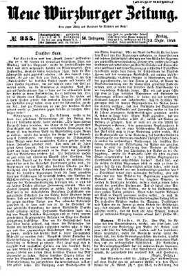 Neue Würzburger Zeitung Freitag 23. Dezember 1859
