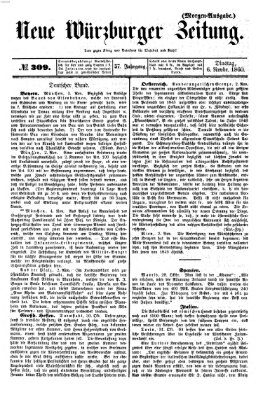 Neue Würzburger Zeitung Dienstag 6. November 1860