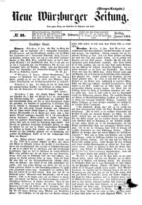 Neue Würzburger Zeitung Freitag 11. Januar 1861